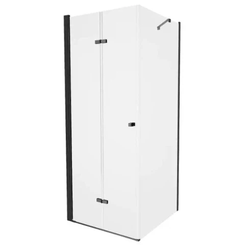 Black Aero Bi Fold Shower Enclosure - Image 3