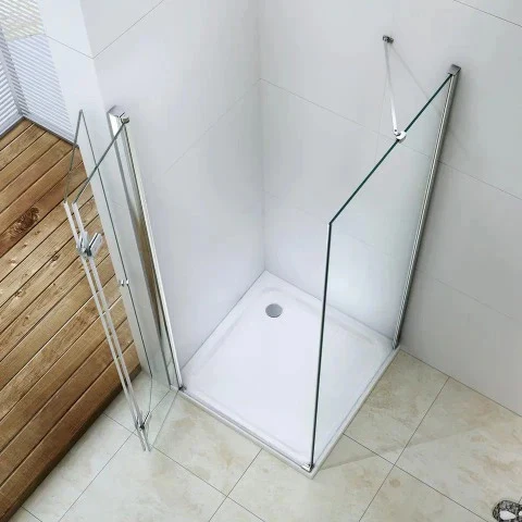 Aero Chrome Bi Fold Shower Enclosure