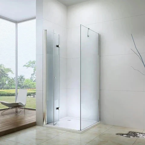 Aero Chrome Bi Fold Shower Enclosure - Image 5