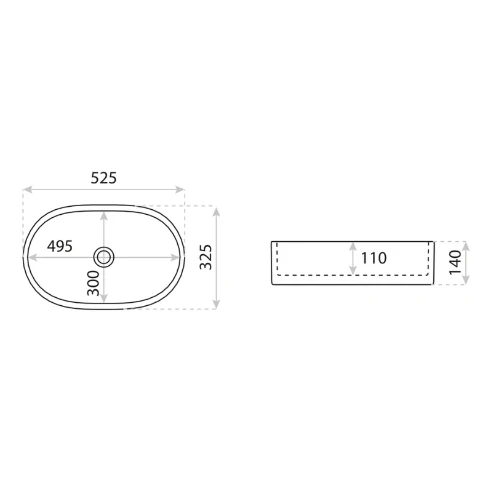 Alto Countertop Washbasin - Image 3