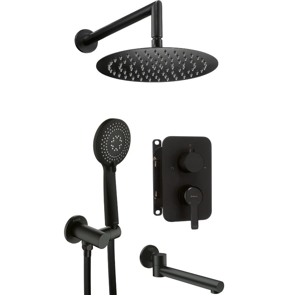 Arnika Concealed Shower Set with Bath Spout - Image 4
