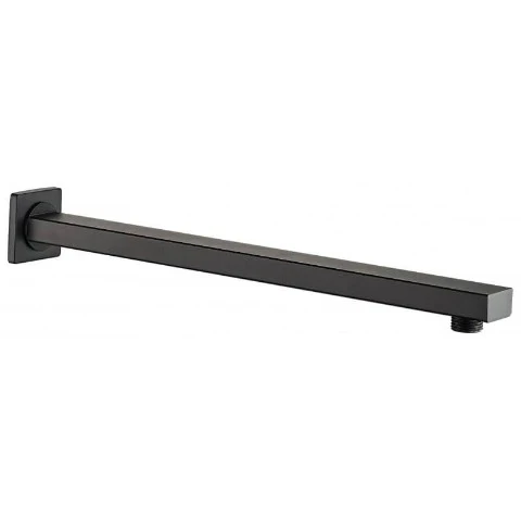 Black Square Wall Shower Arm