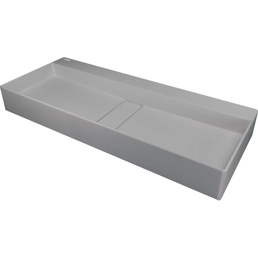 Blur Granite washbasin, countertop - with cover plate - 800x400mm - Image 6