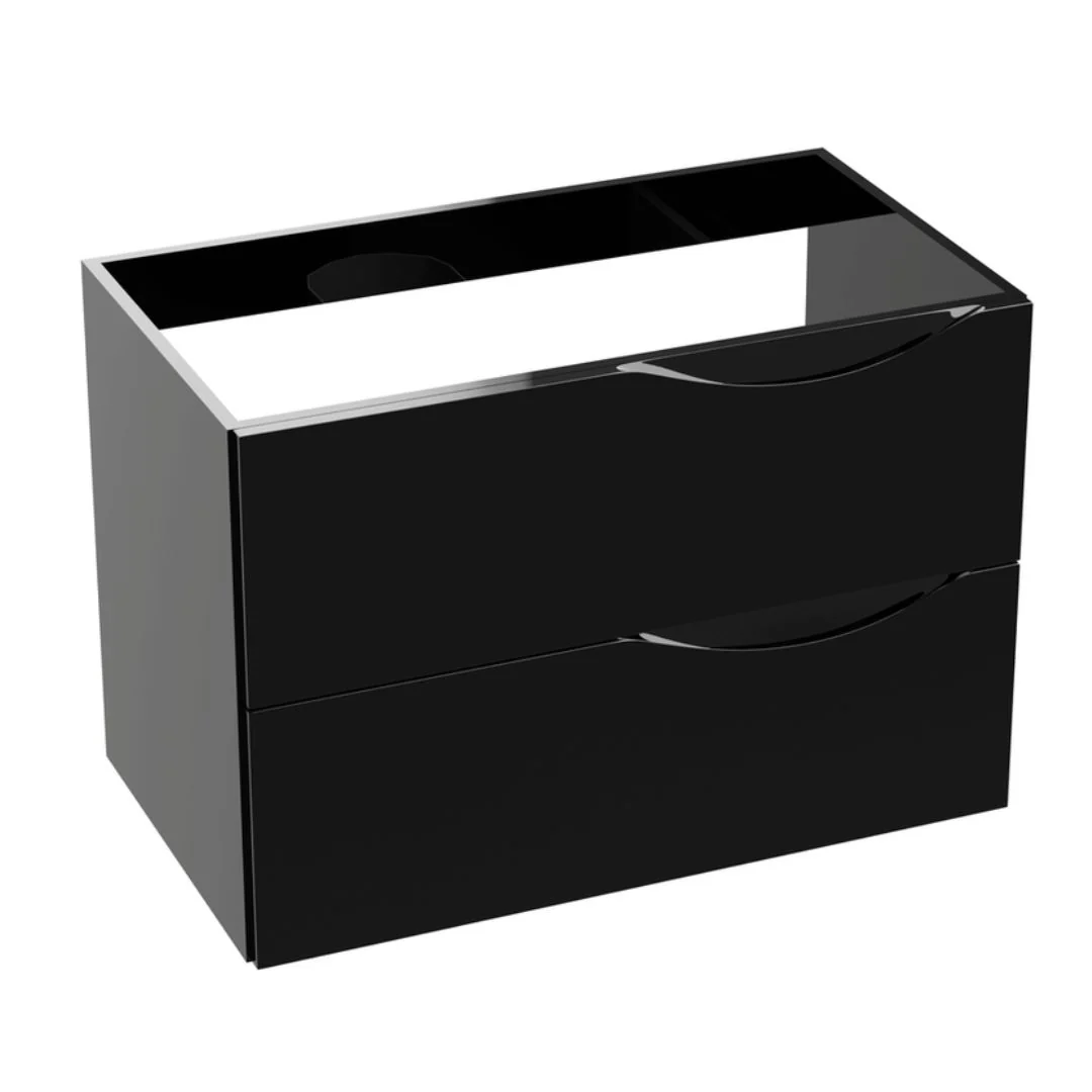 Archer Gloss Black Vanity Unit & Countertop - Image 3