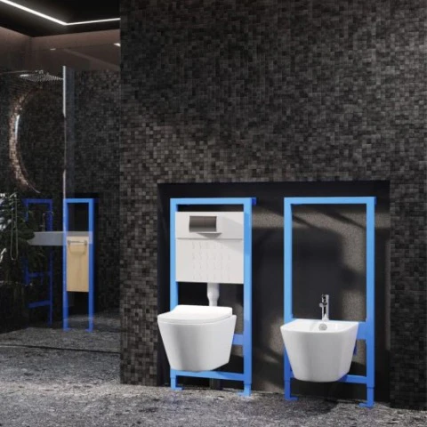 Concealed Installation Frame & Cistern 100 - 50cm - Image 2