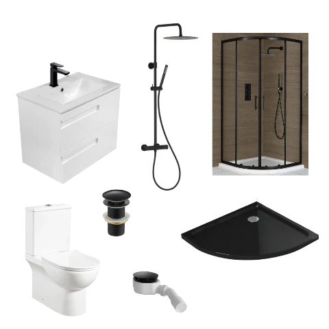 Essential Bathroom Bundle - Black