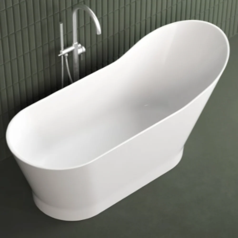 Cozy Syntheric Marble Freestanding Bath - Image 4