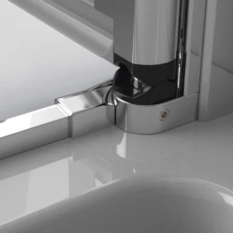 Eos DWS Chrome Shower Door - Image 4