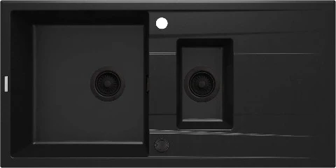 Eridan Granite sink 1.5-bowl with drainer - Image 4