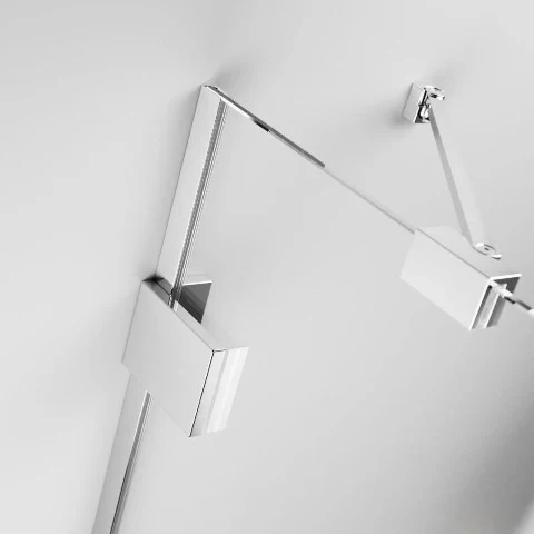 Essenza Pro Chrome PTJ Pentagon Shower Enclosure - Image 3