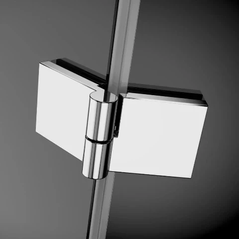 Essenza Pro Chrome PTJ Pentagon Shower Enclosure - Image 4