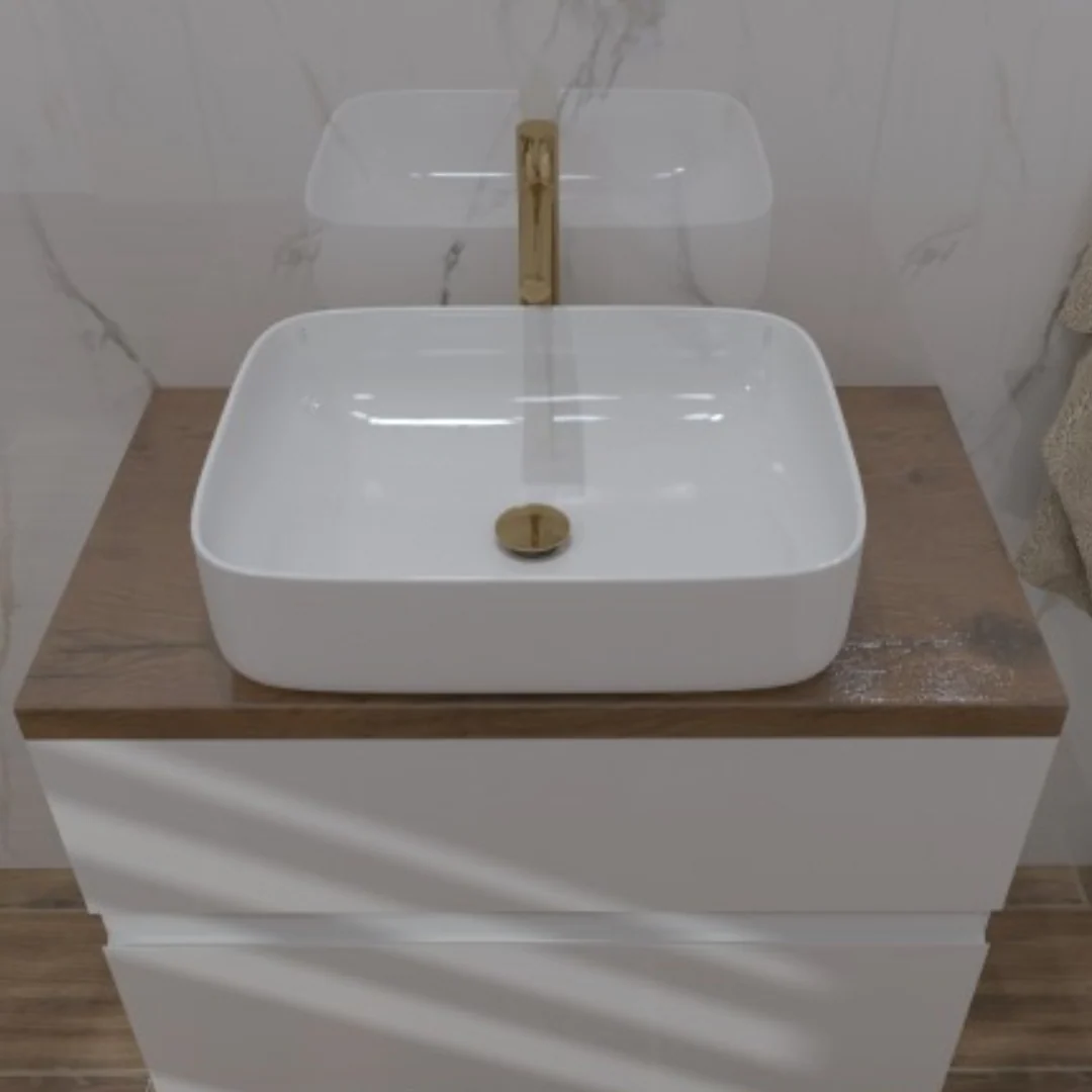 Galera Countertop Basin - White