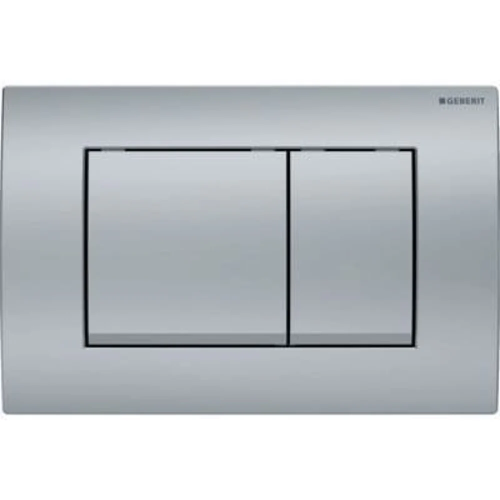 Geberit Delta30 Matte Chrome Dual Flush Plate