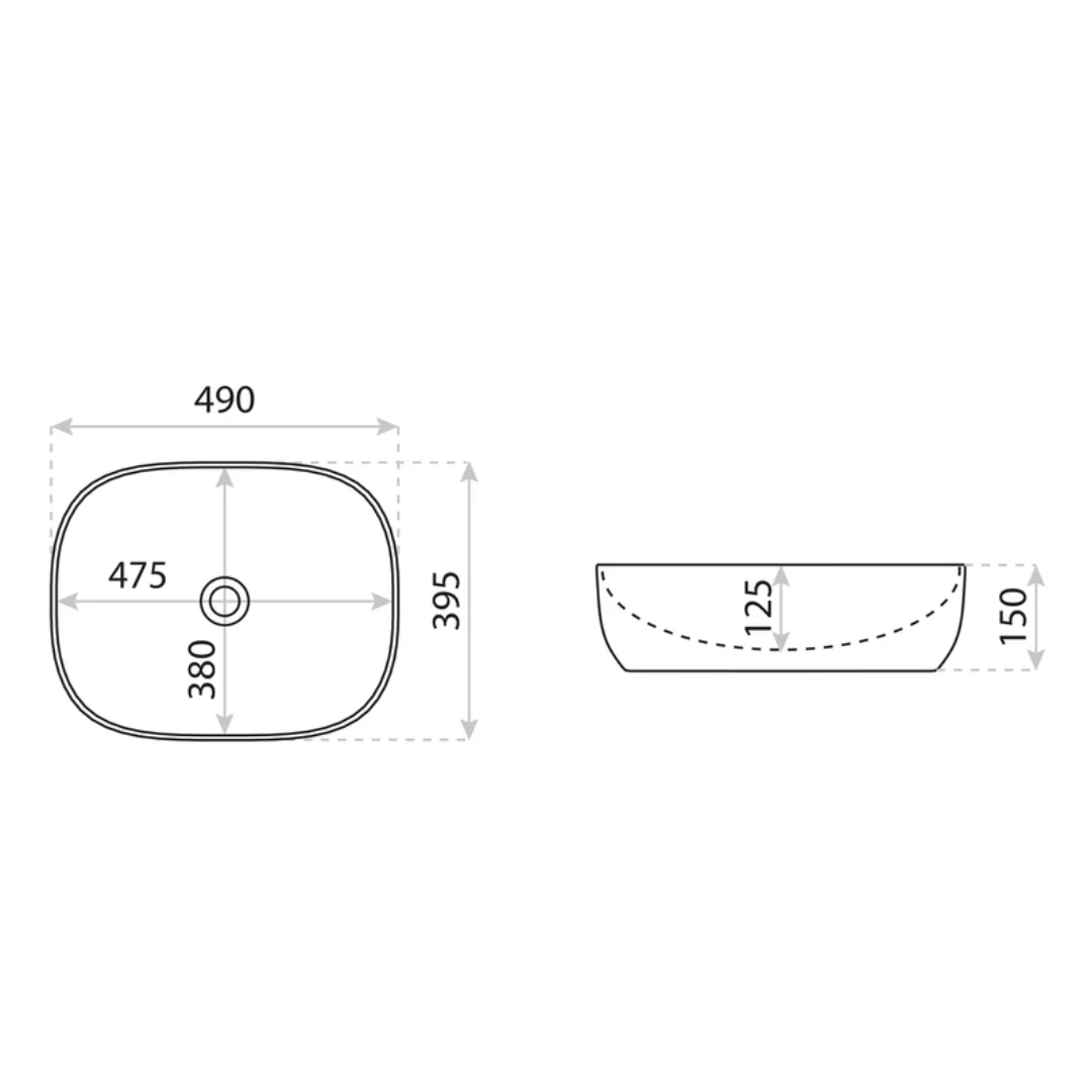 Giro Countertop Washbasin - Image 4