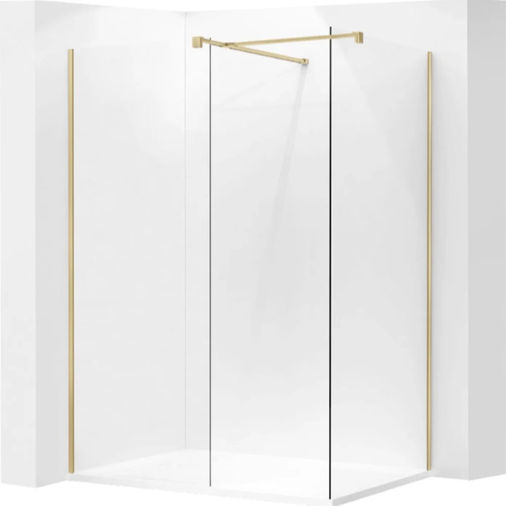 Gold T-Connecter for Wet Room Panels - Image 3