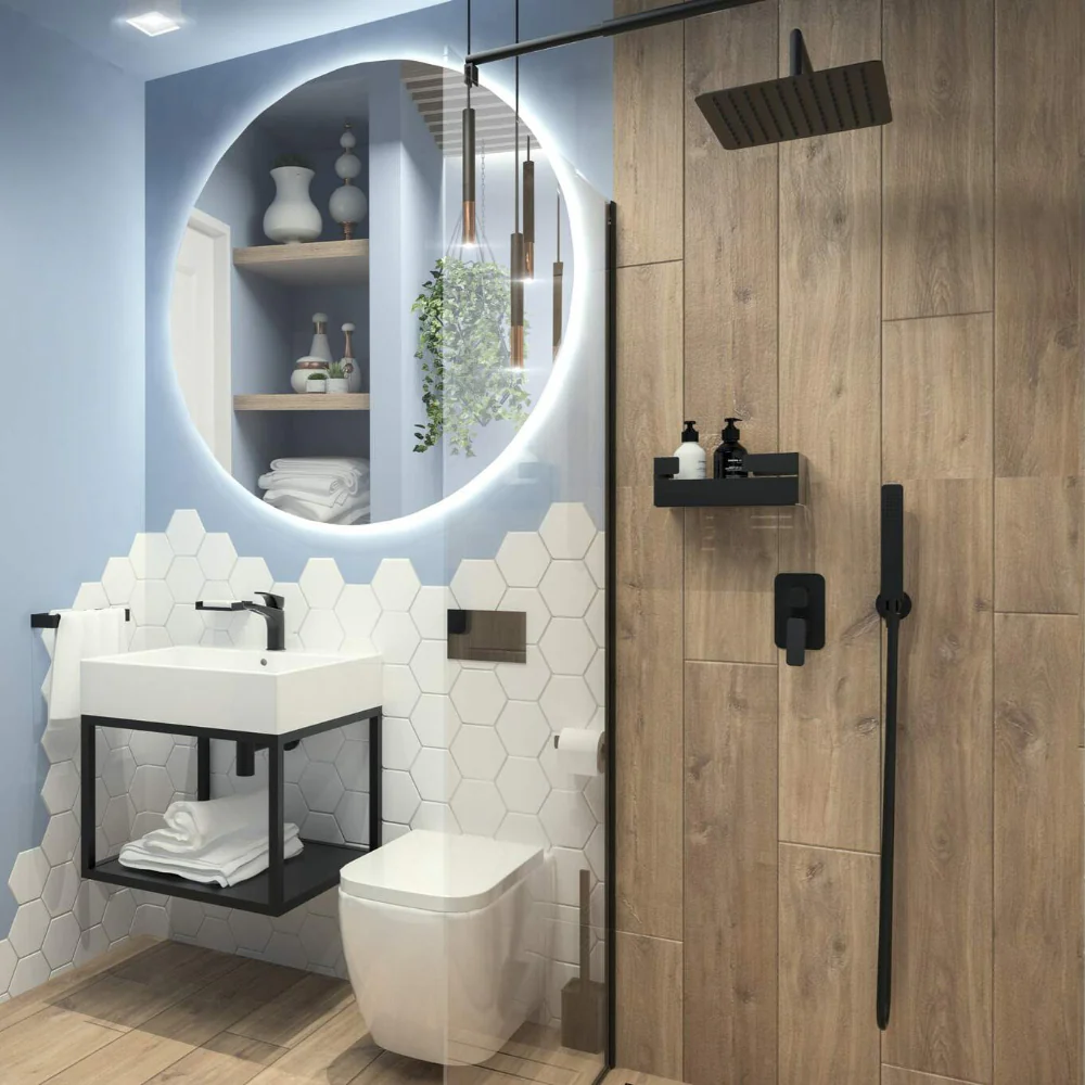 Hiacynt Concealed shower set with mixer BOX - Image 7