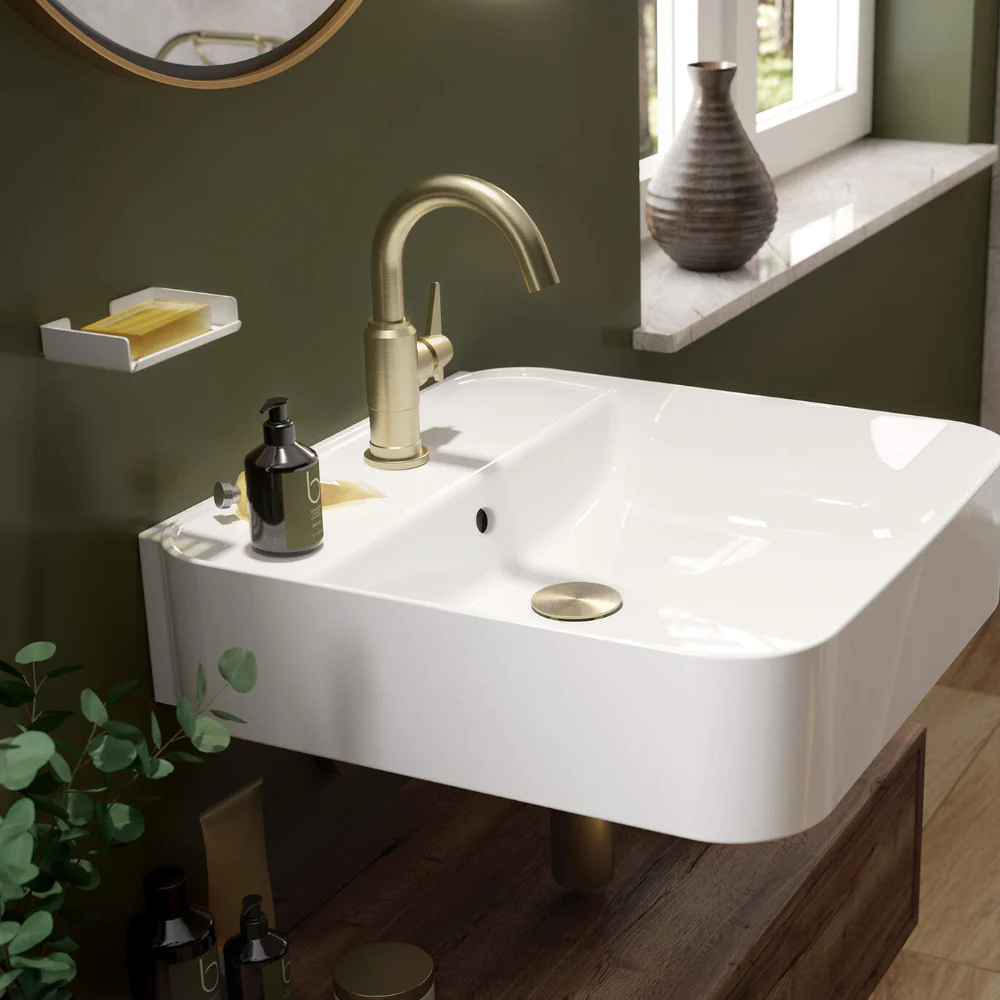 Hiacynt New Ceramic washbasin wall-mounted/countertop - Image 5
