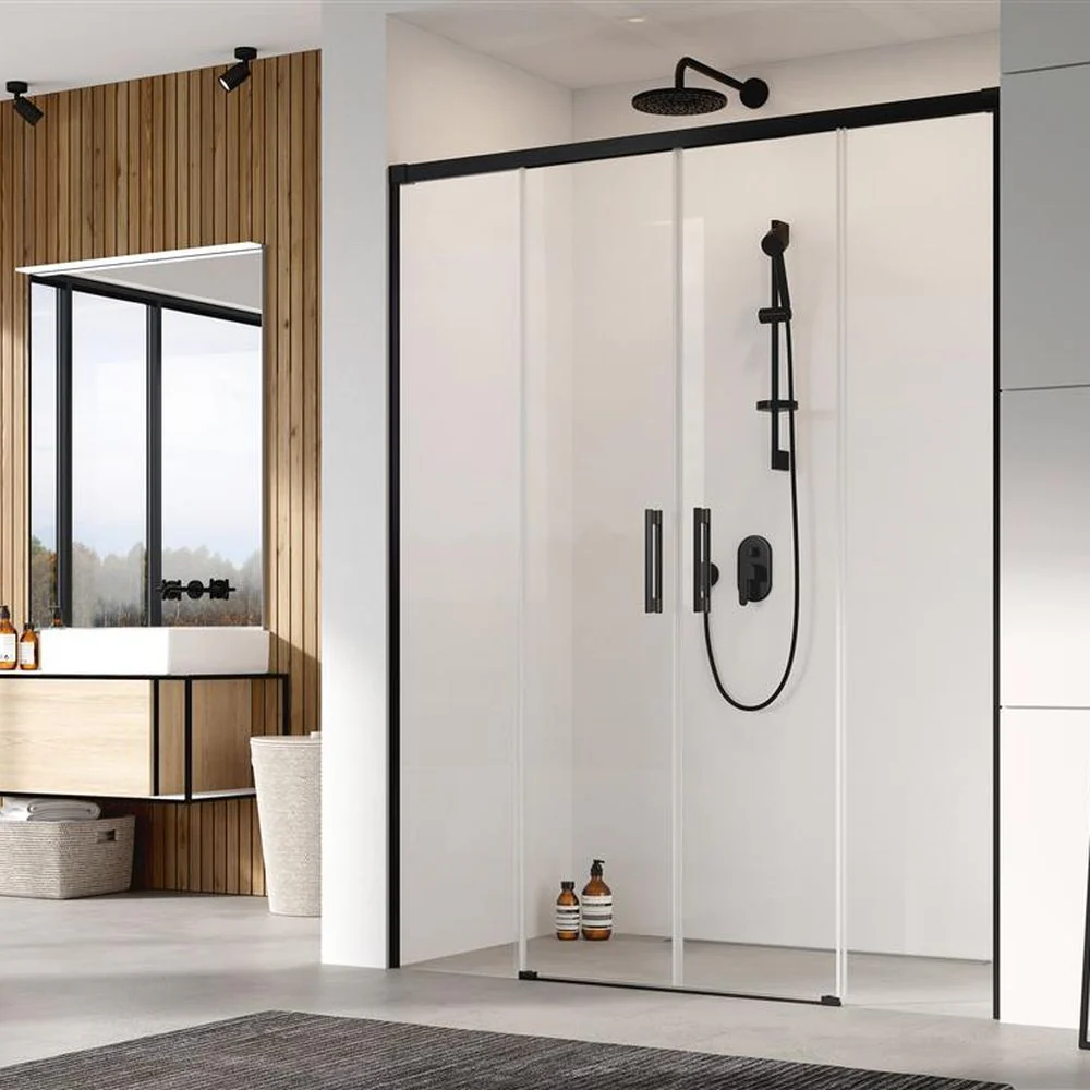 IDEA 8 DWD Shower Door - Black