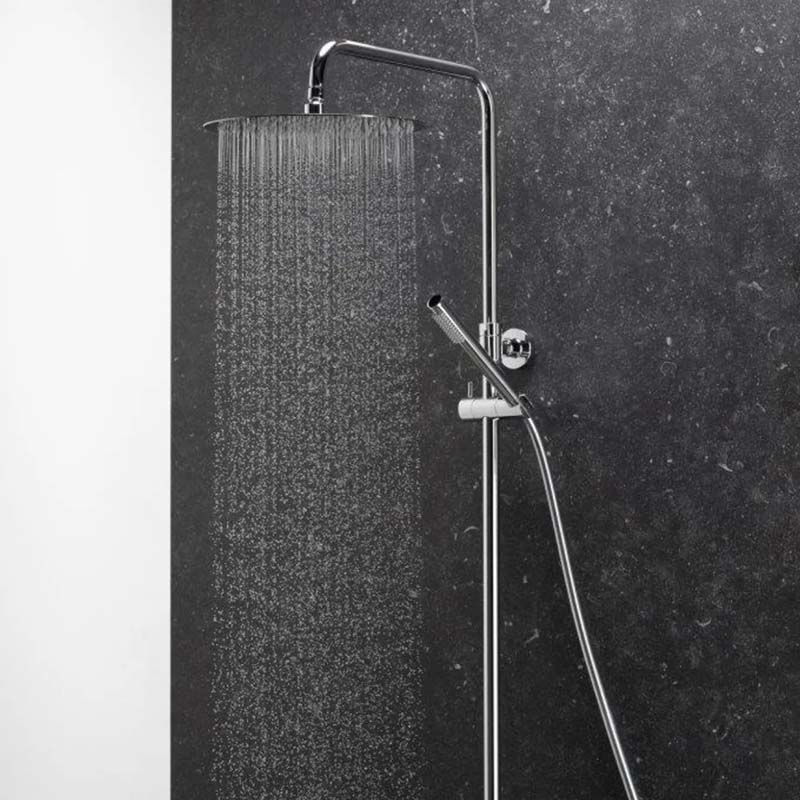 KFA Moza Thermostatic Bar Shower Set with 300mm Rain Head - Image 4
