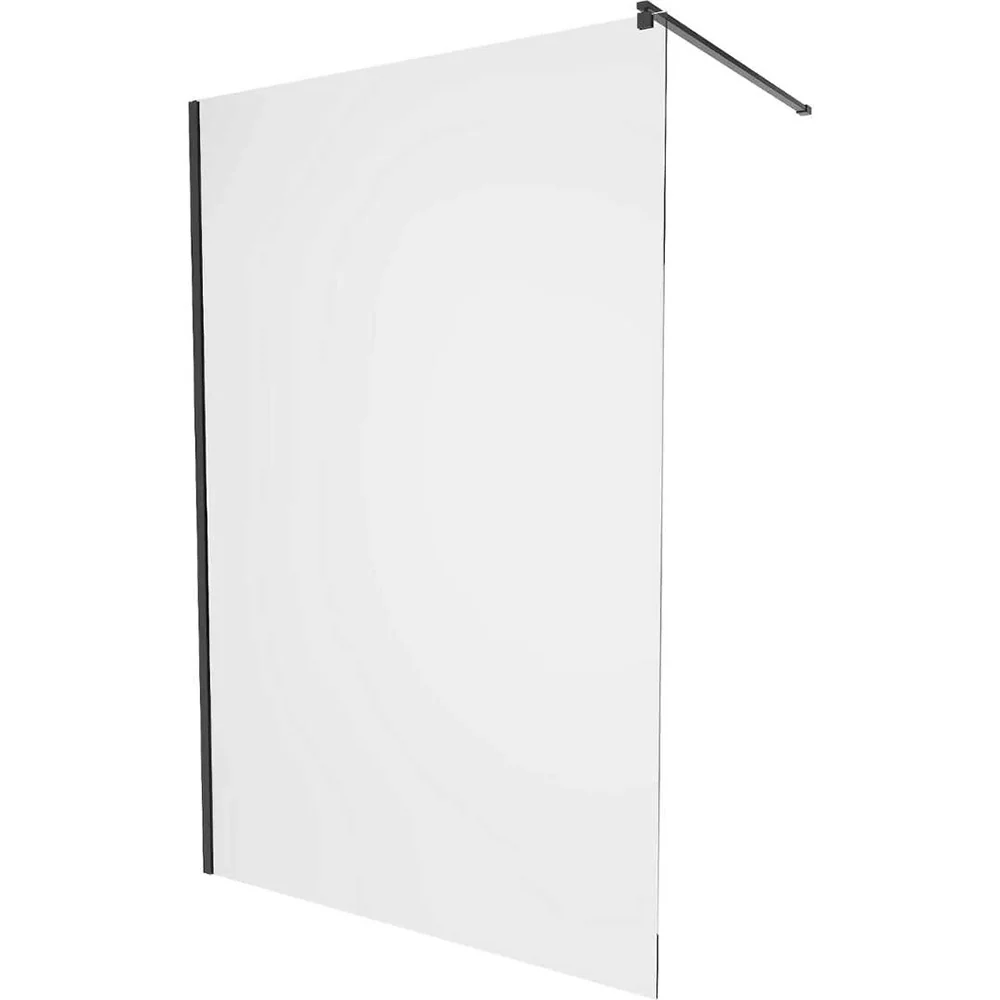 Walk-In Screen Clear Glass with Black Profiles 8mm - Image 4