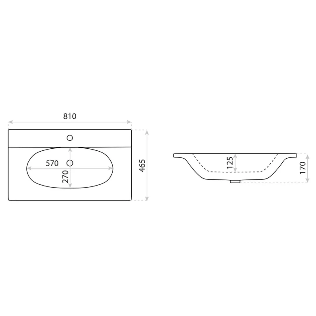 Archer Graphite Vanity Unit & Basin - Image 13