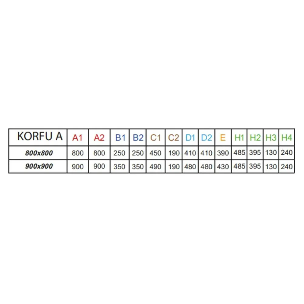 Korfu A Shower Tray - Image 3
