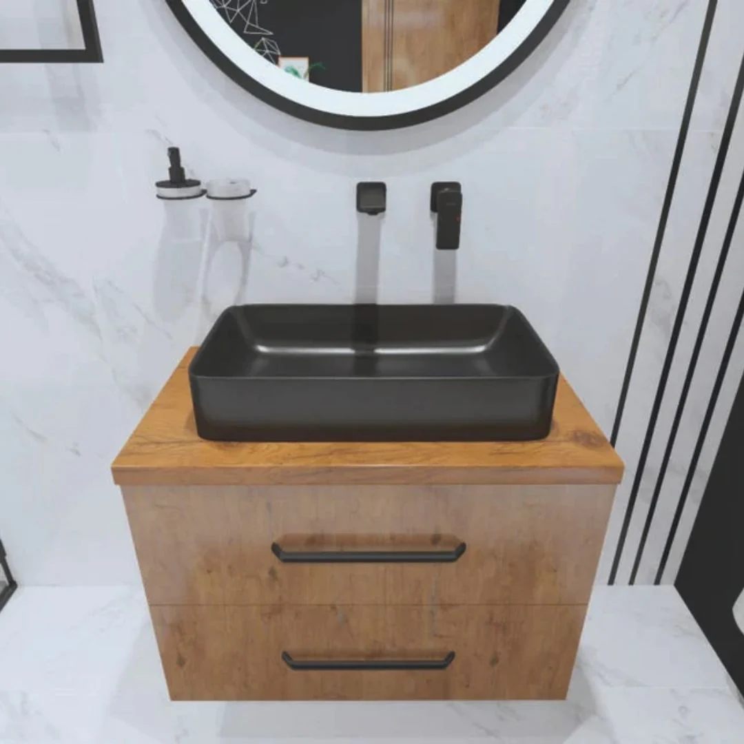 Kai Wood Vanity Unit - Image 5