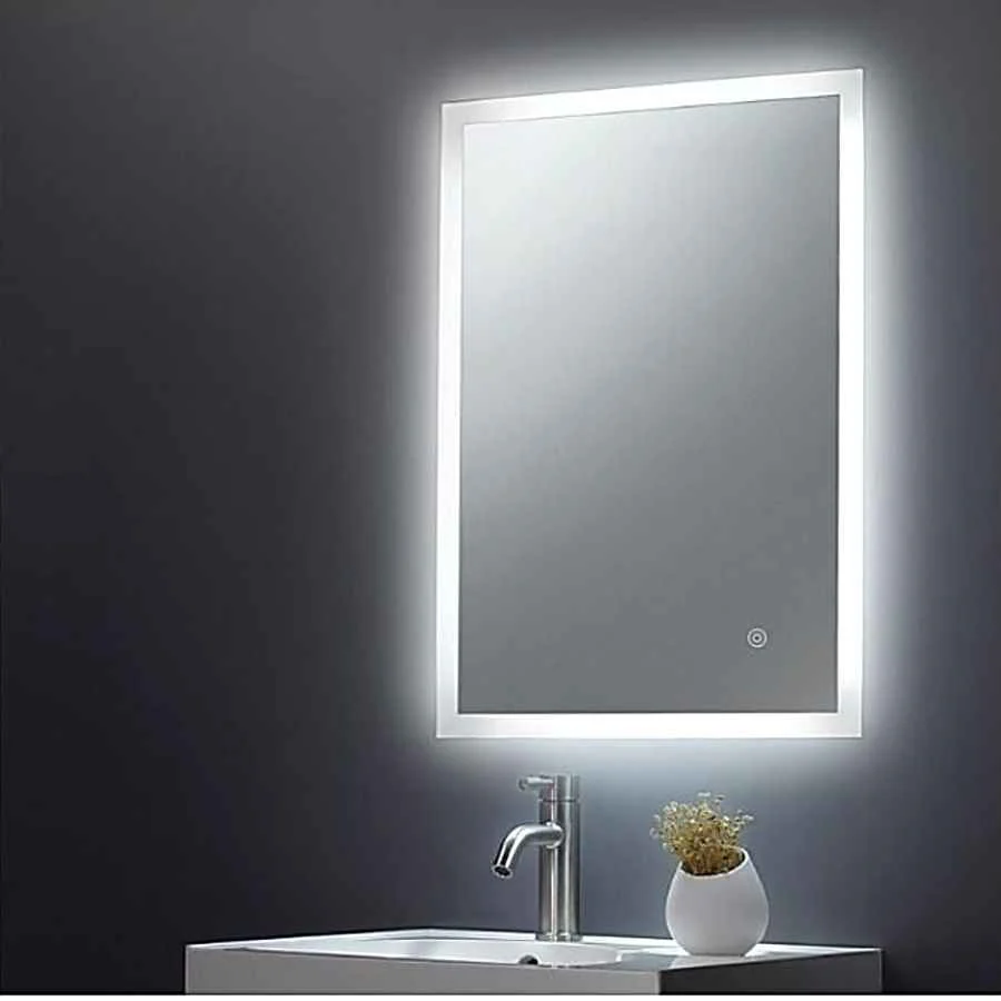 LED Edge Touch Bathroom Mirror with Demister