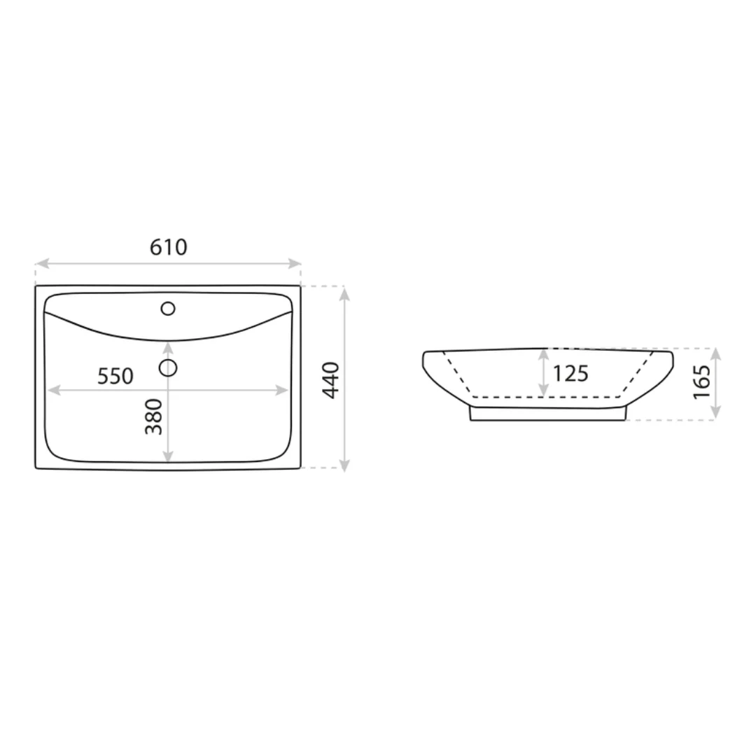 Majorka Countertop Washbasin by Bathroom Store Ireland - Image 2