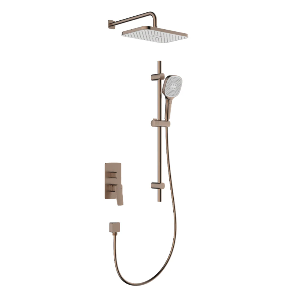 Malaga Concealed Rainshower Set with Sliding Rail - Image 7