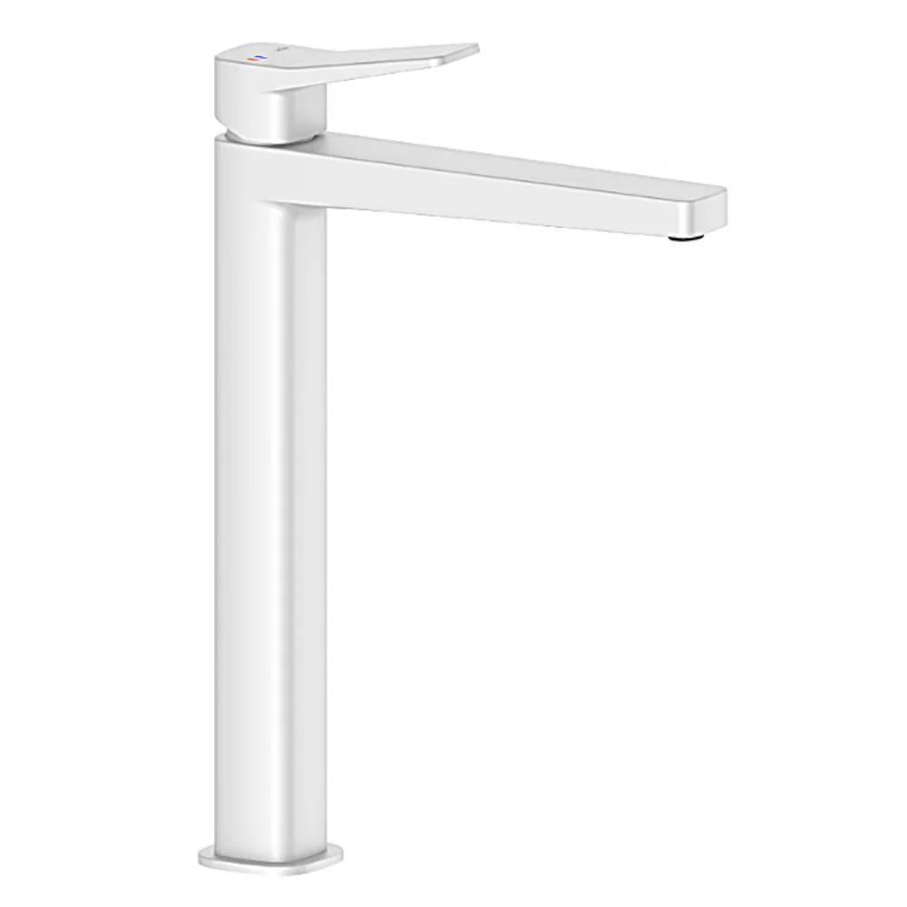 Malaga Standing Countertop Washbasin Mixer + Click Clack Drain - Image 4