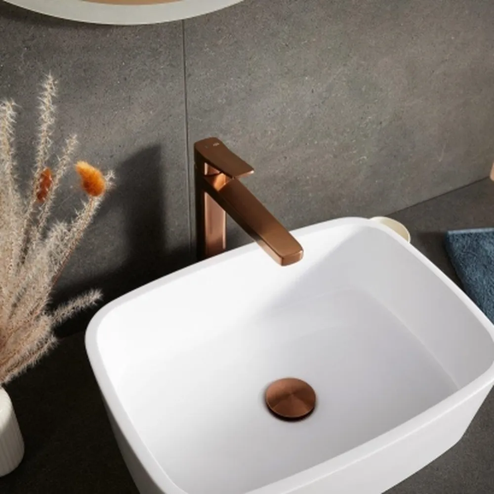 Malaga Standing Washbasin Mixer + Click Clack Drain - Image 8