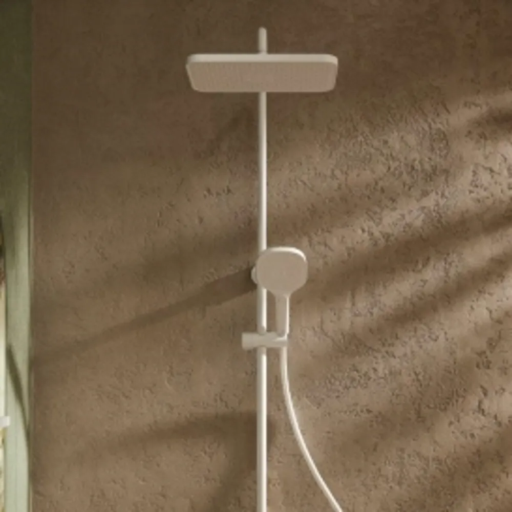 Malaga T-Bar Thermostatic Rain Shower Set – Adjustable Overhead & Hand Shower - Image 4