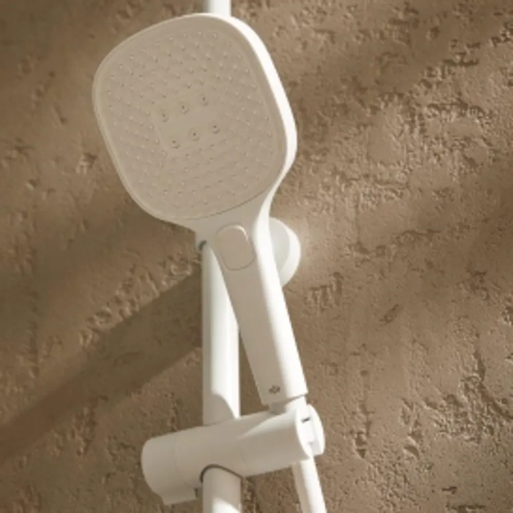 Malaga T-Bar Thermostatic Rain Shower Set – Adjustable Overhead & Hand Shower - Image 5