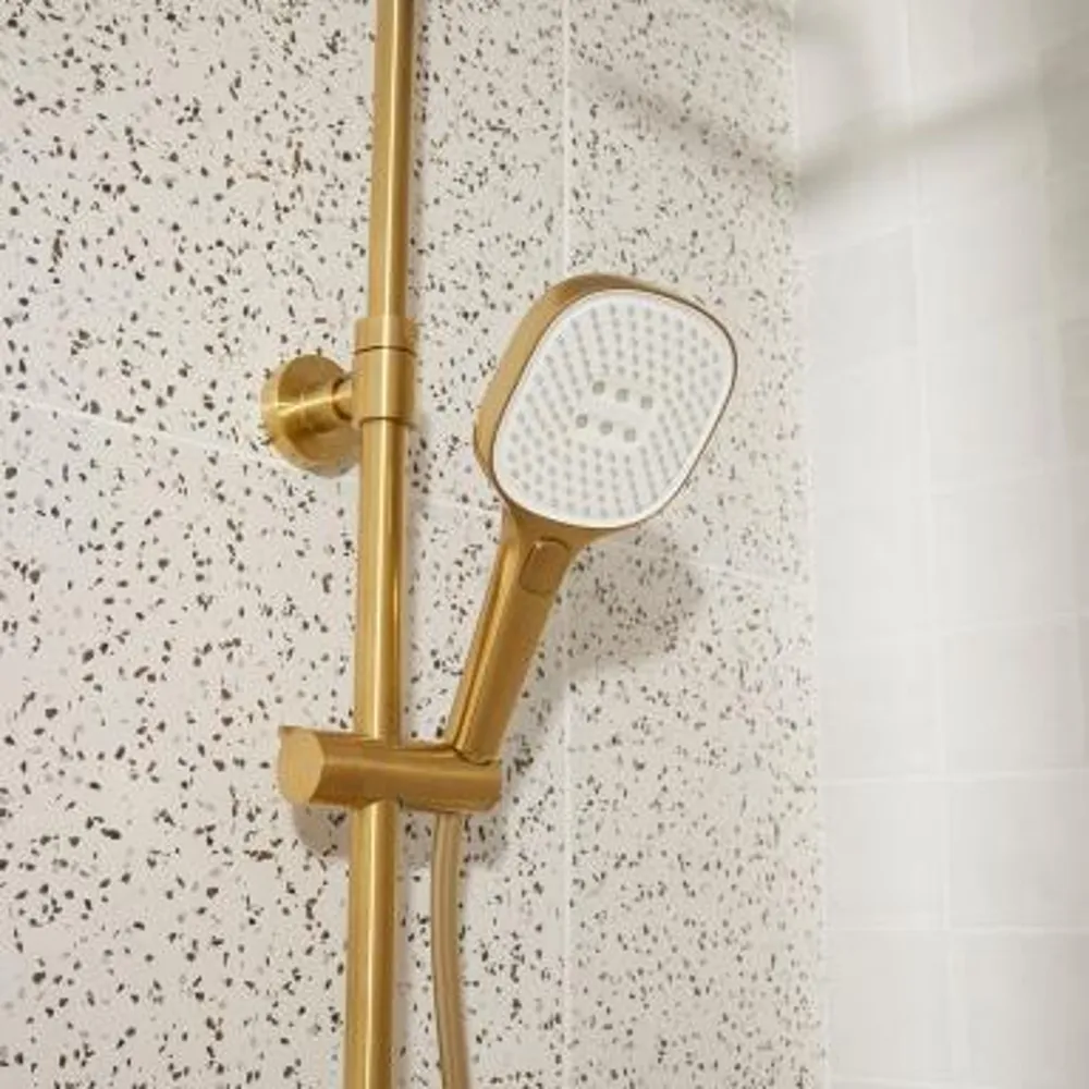 Malaga T-Bar Thermostatic Rain Shower Set – Adjustable Overhead & Hand Shower - Image 8