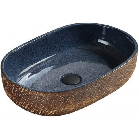 Aleta Countertop Washbasin - Blue - Image 2
