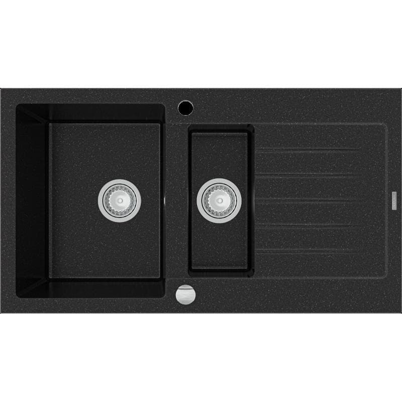 Matias Granite Sink 1.5-Chamber With Short Drainer - Image 4