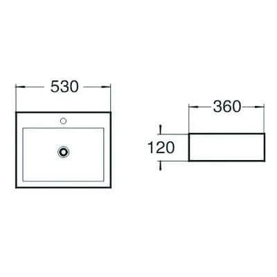Paula White Countertop Washbasin - Image 3