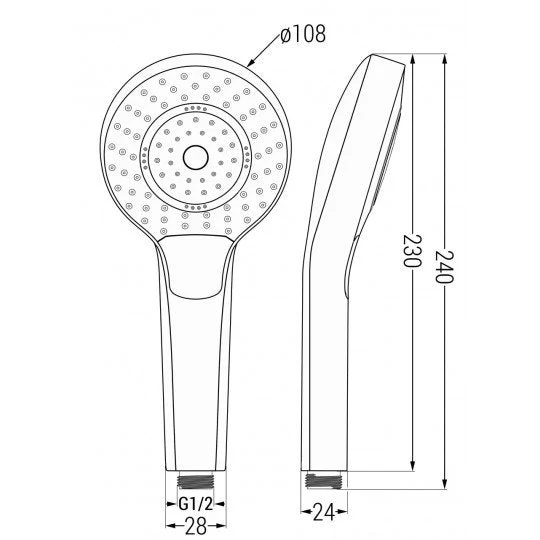R-05 3-Function Hand Shower - Image 3