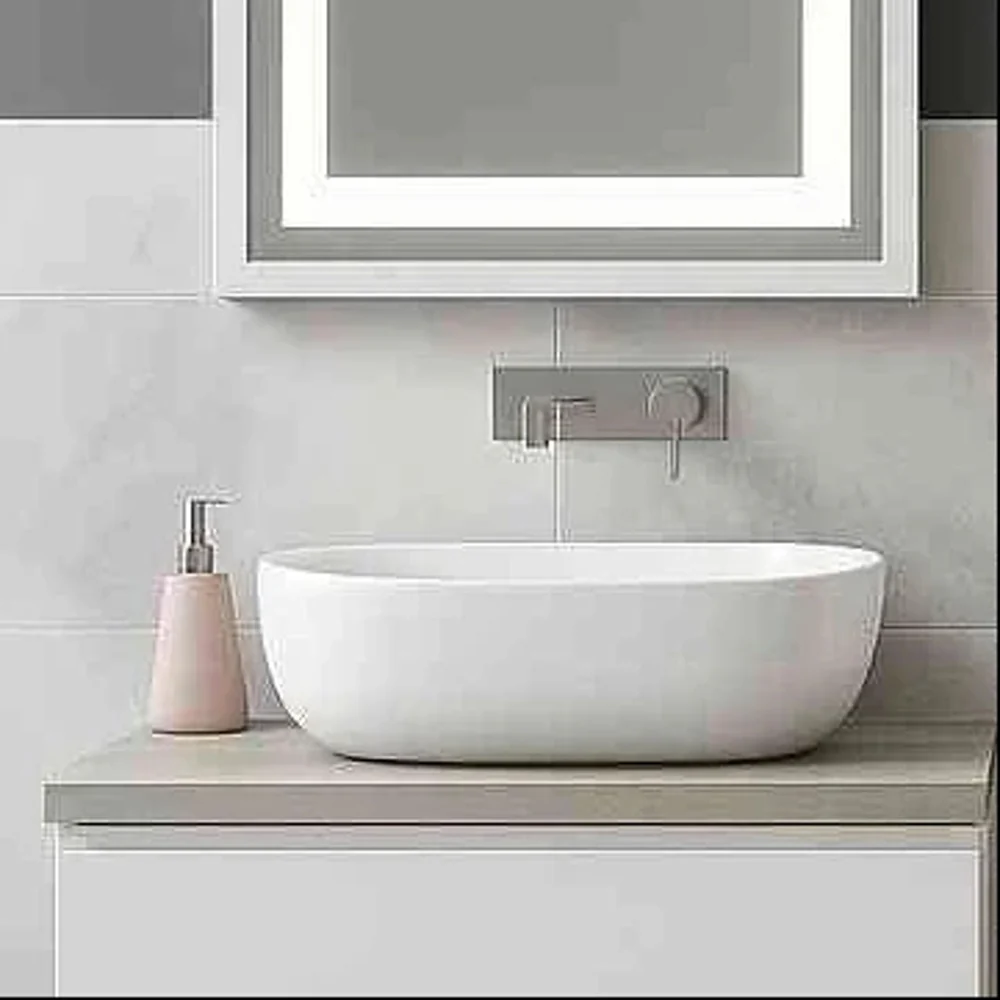Costa Countertop Washbasin - White