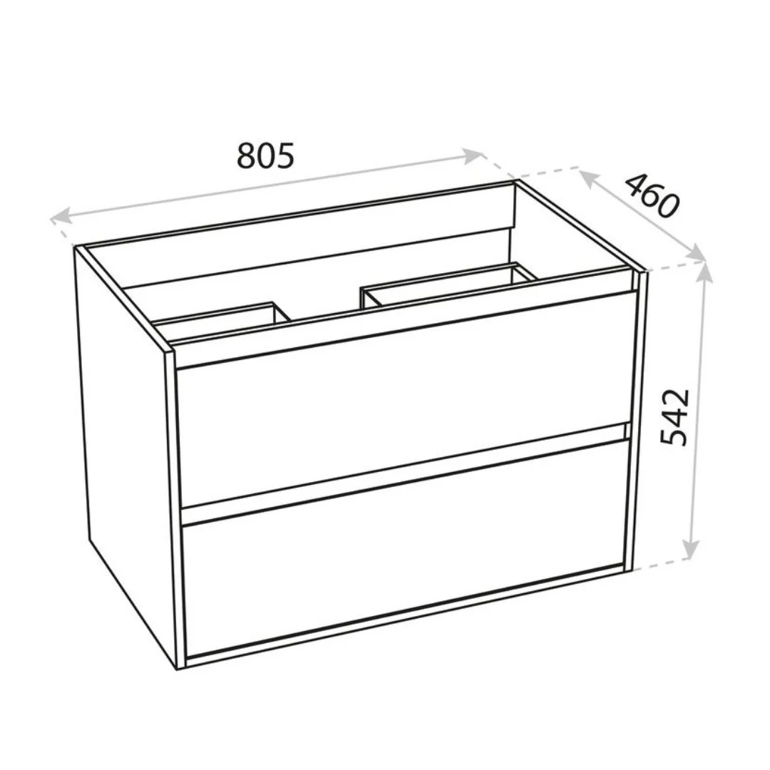 Finn Wood Vanity Unit & Countertop - Image 6