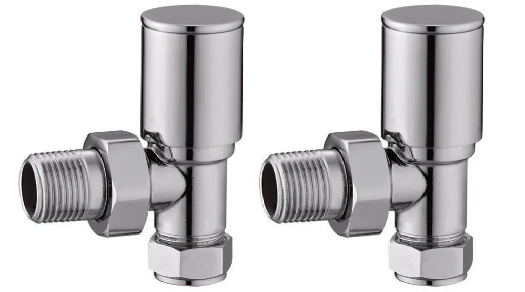 Modern Round Angle Radiator Valves Set - Image 5