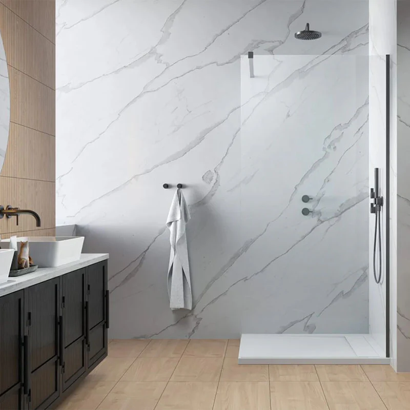 Modo Brushed Gunmetal Wetroom Screen - Image 3