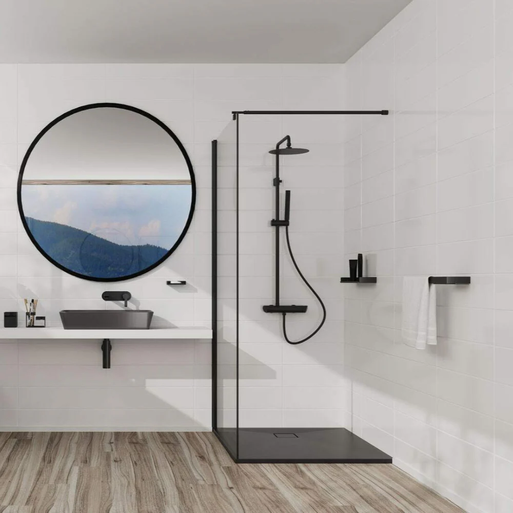Mokko Wall-mounted hanger for towels - 60 cm - Image 6