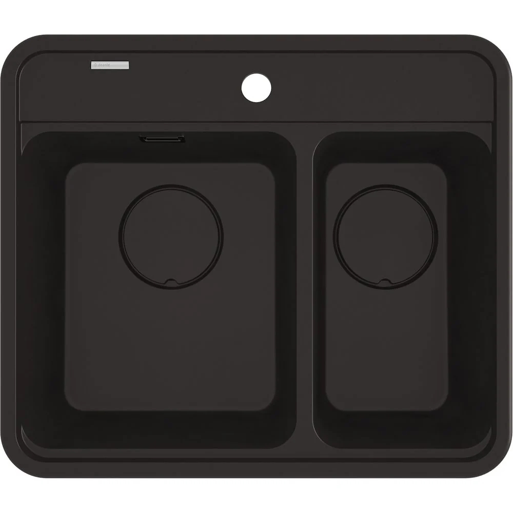 Momi Granite sink, 1.5-bowl - 580x700mm - Image 3