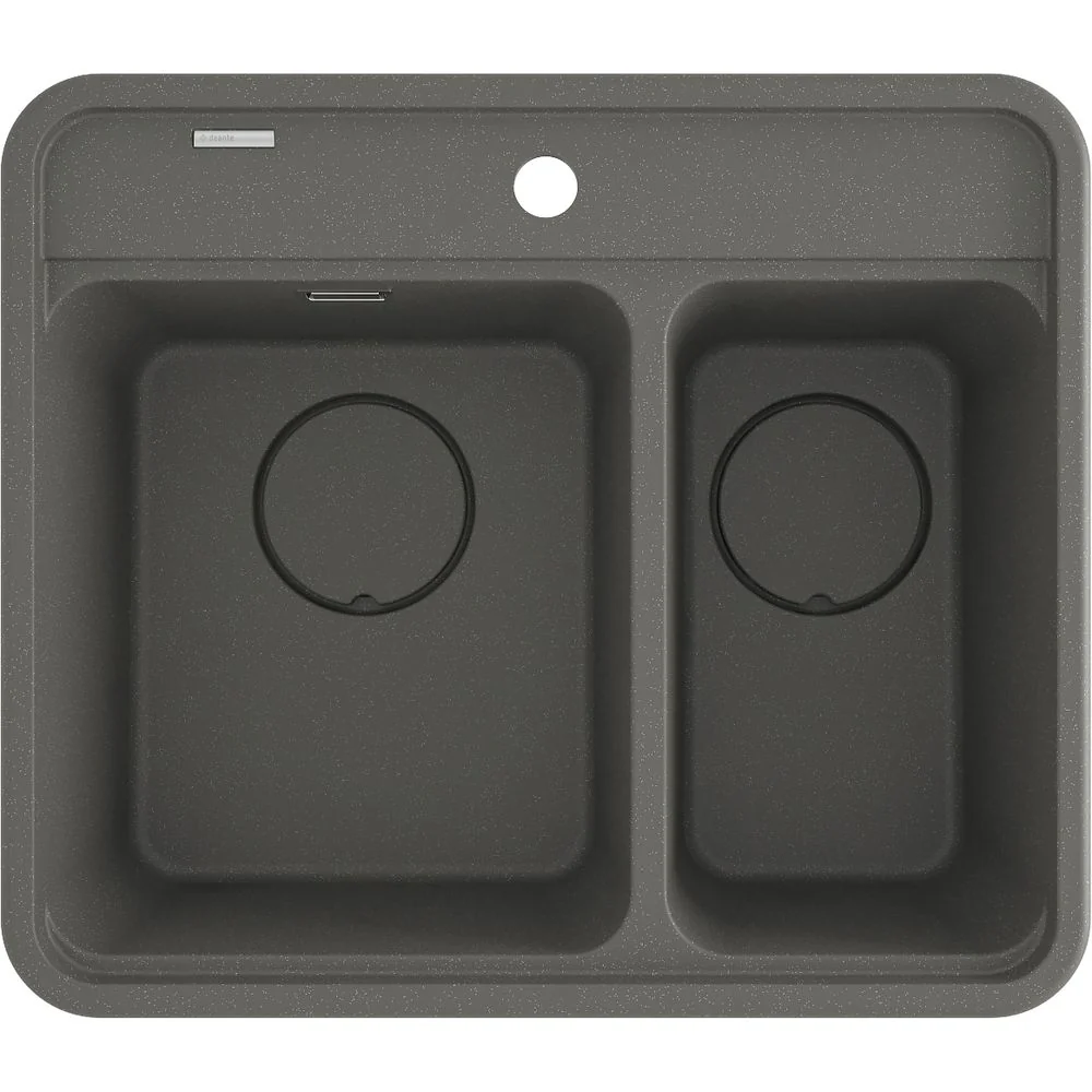 Momi Granite sink, 1.5-bowl - 580x700mm - Image 5