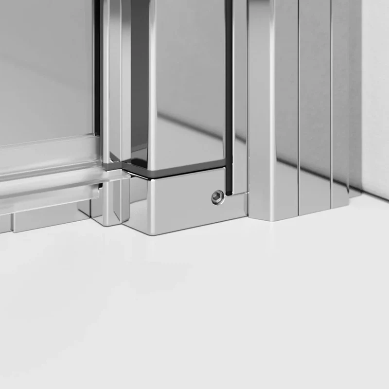 NES Chrome PTD Pentagon Shower Enclosure - Image 3