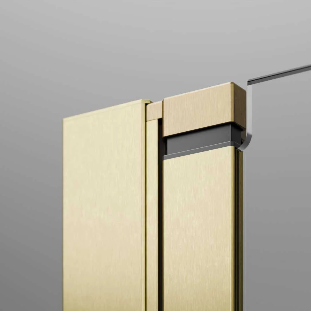 Radaway NES PND II Bath Screen - Brushed Gold - Image 3