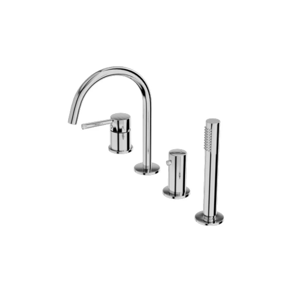 Orion 4-Hole Bath Mixer Tap Set - Image 2