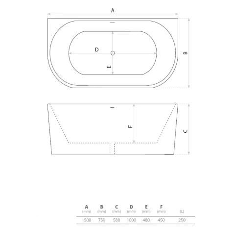 Caldera Freestanding Bath - Image 3